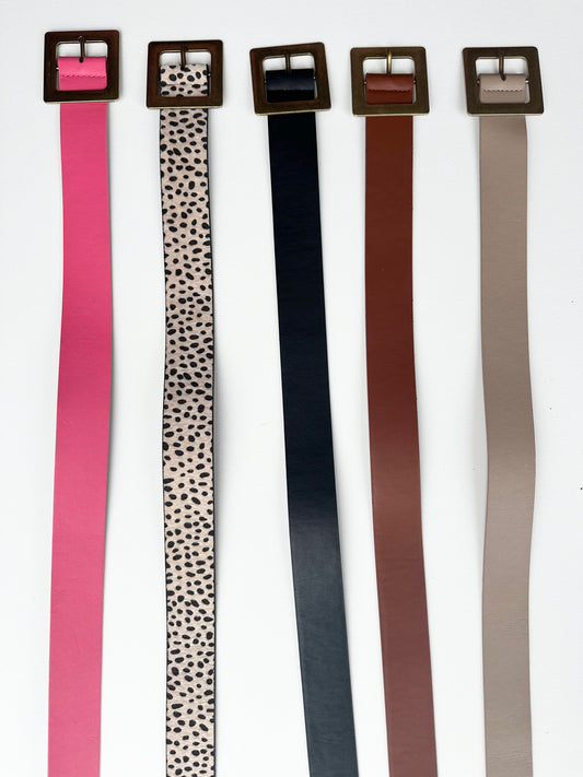 Square buckle belt