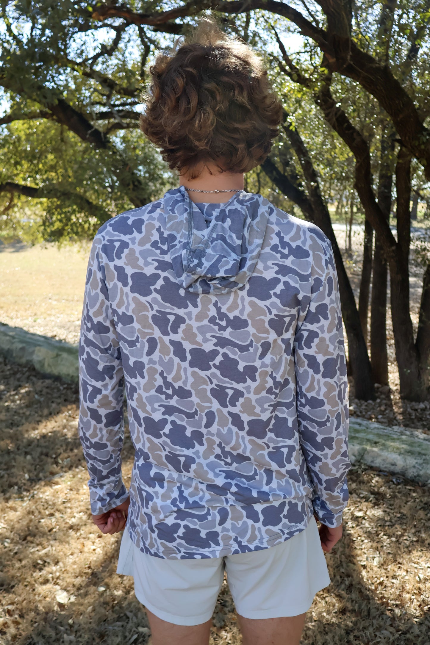 Smoke camo hoodie