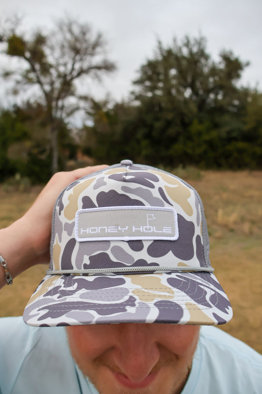 The Grey Camo golf hat