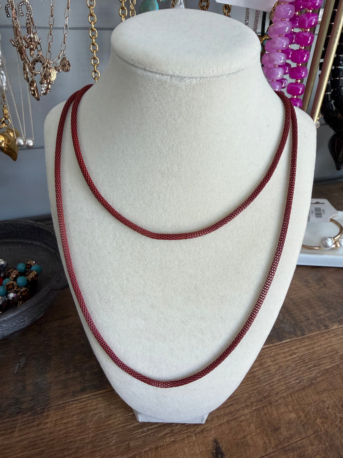 Mesh necklace