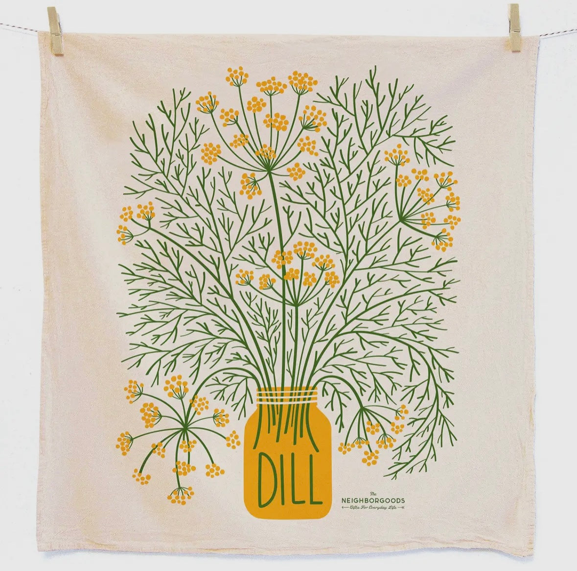 Dill towel & sponge set