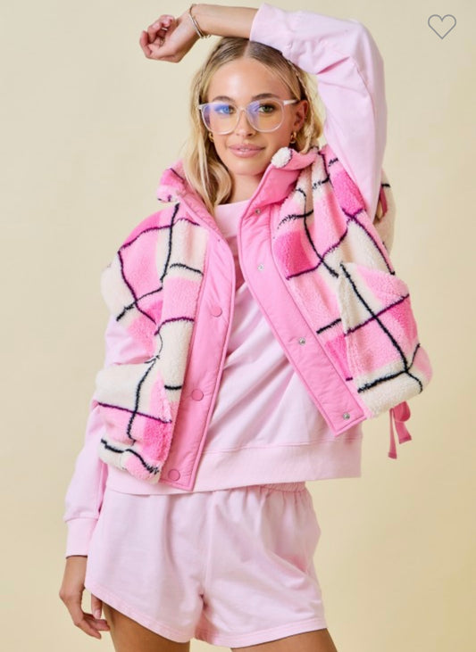 The Pinky Fleece vest