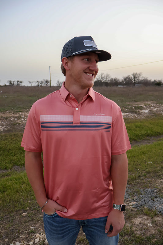 Peach polo