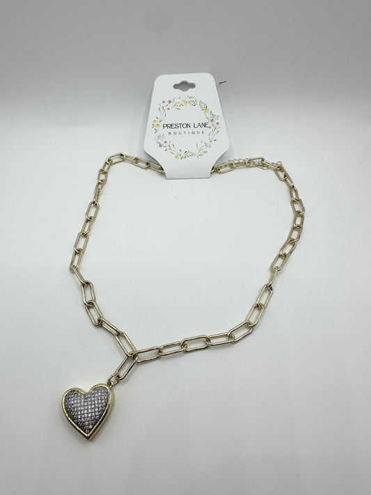 Zinnia Heart necklace