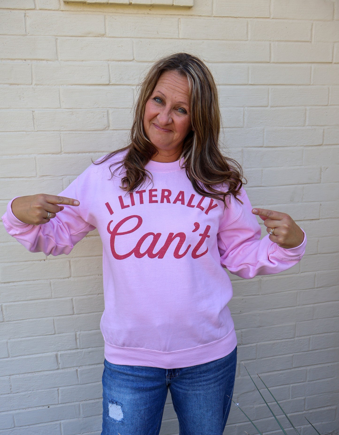 I Literally Can't sweatshirt