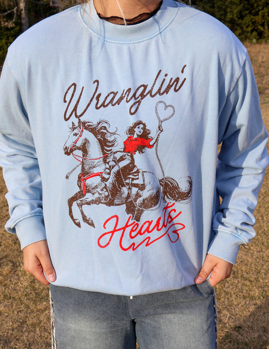 Wranglin' Hearts sweatshirt