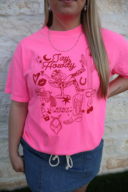 Say Howdy Stay Rowdy tee