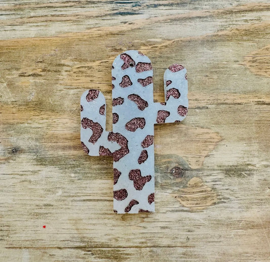 Cow print Cactus freshie