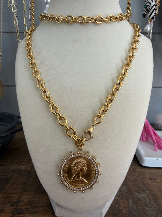 Gold Coin necklace
