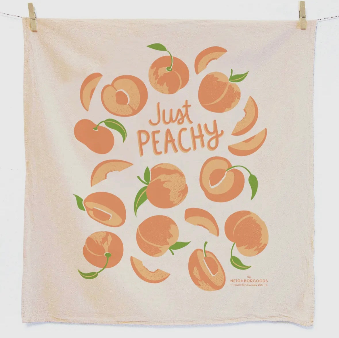 Peach Tart towel set