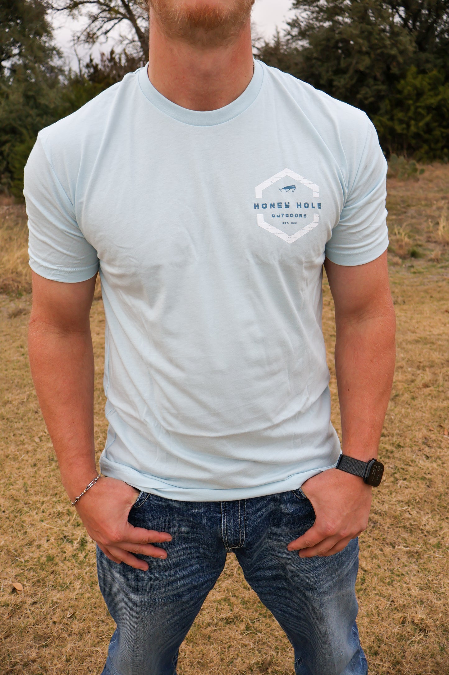 The Redfish Hex tee