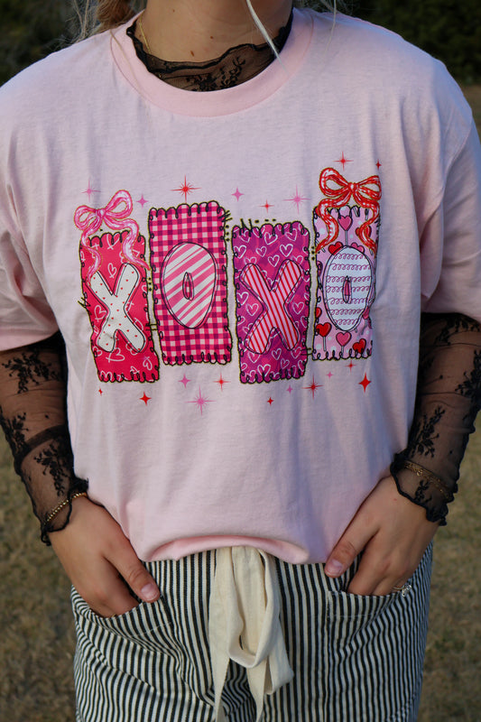 XOXO Bow tee