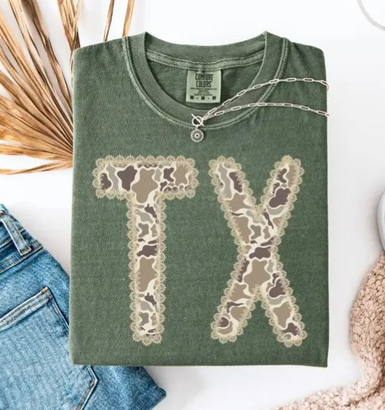 Camo TX tee