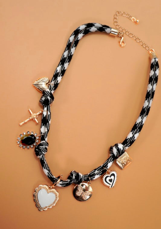 Cord Charm necklace