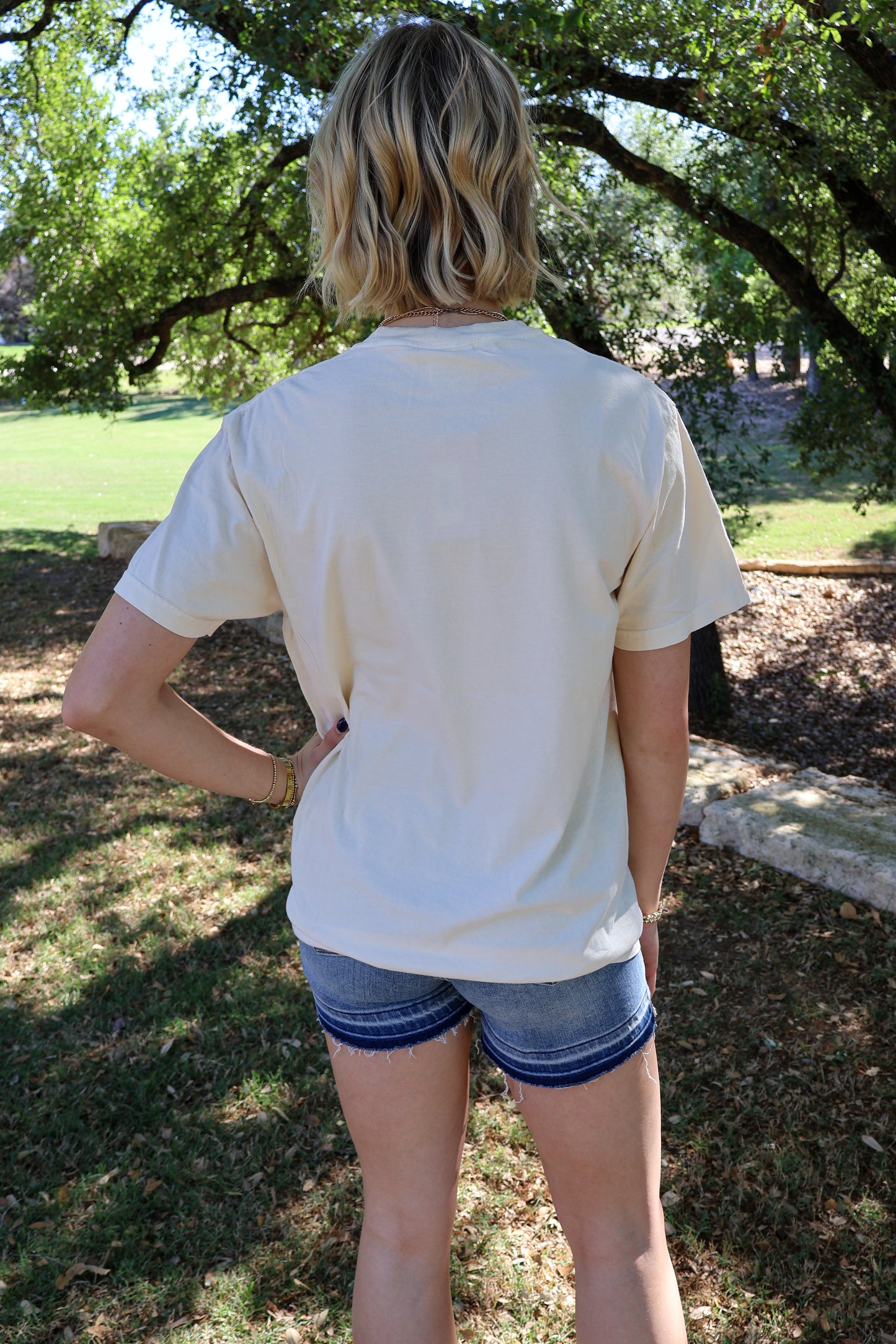 Floral Flag tee
