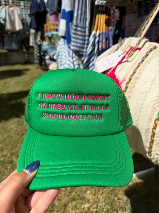 HAPPY HOUR hat